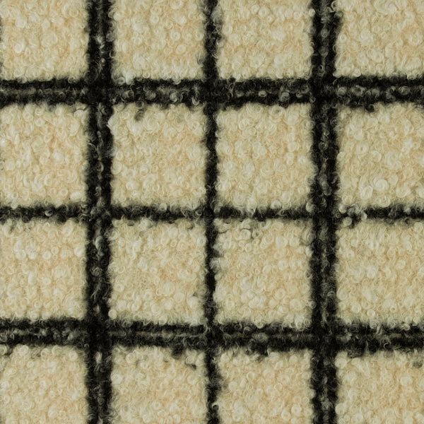 Nubbly Jacketing - AROMA - 001 - Offwhite & Black