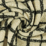 Nubbly Jacketing - AROMA - 001 - Offwhite & Black