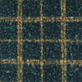 Nubbly Jacketing - BLUE HORIZON - 001 - Deep Blue & Taupe