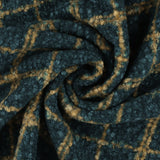 Nubbly Jacketing - BLUE HORIZON - 001 - Deep Blue & Taupe