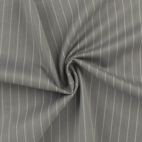Striped Suiting - DEVONSHIRE - 002 - Charcoal
