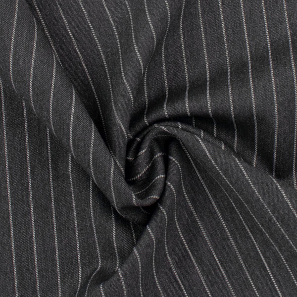 Striped Suiting - DEVONSHIRE - 003 - Black