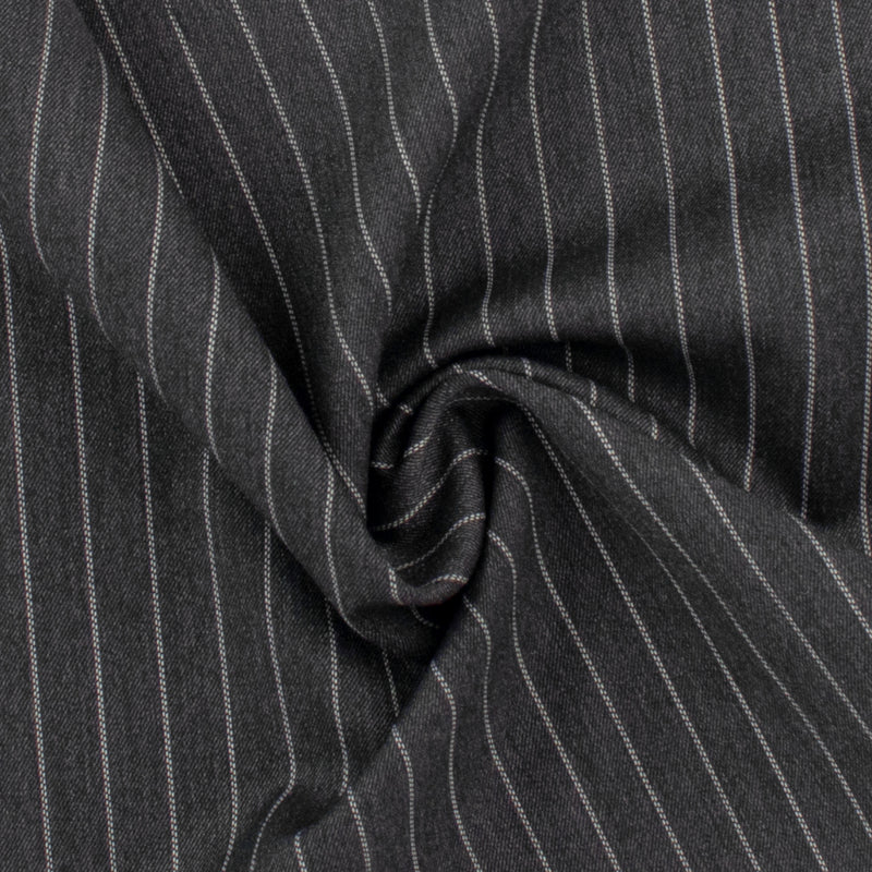 Striped Suiting - DEVONSHIRE - 003 - Black