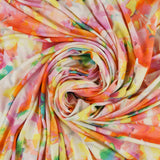 Printed Rayon Knit - BEATRICE - 001 - Coral