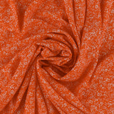 Printed Rayon Poplin - BEATRICE - 002 - Orange