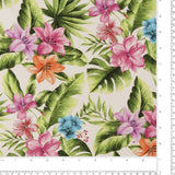 Printed Rayon Poplin - BEATRICE - 006 - Offwhite