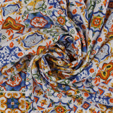 Printed Rayon Poplin - BEATRICE - 008 - Offwhite