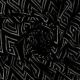 Popeline de rayonne imprimée - BÉATRICE - 002 - Noir