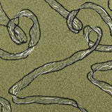 Boucle Coating with embroidery - ESMERALDA - 057 - Sage