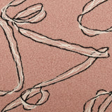 Tissu Bouclé et Brodé pour manteau - SERENA - 058 - Rose Poussièreux