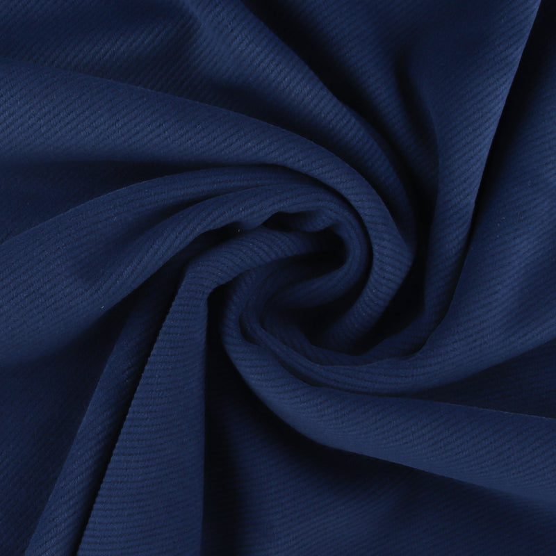 Tissu pour manteau uni - &lt;KASHMIR&gt; - 001 - Marine