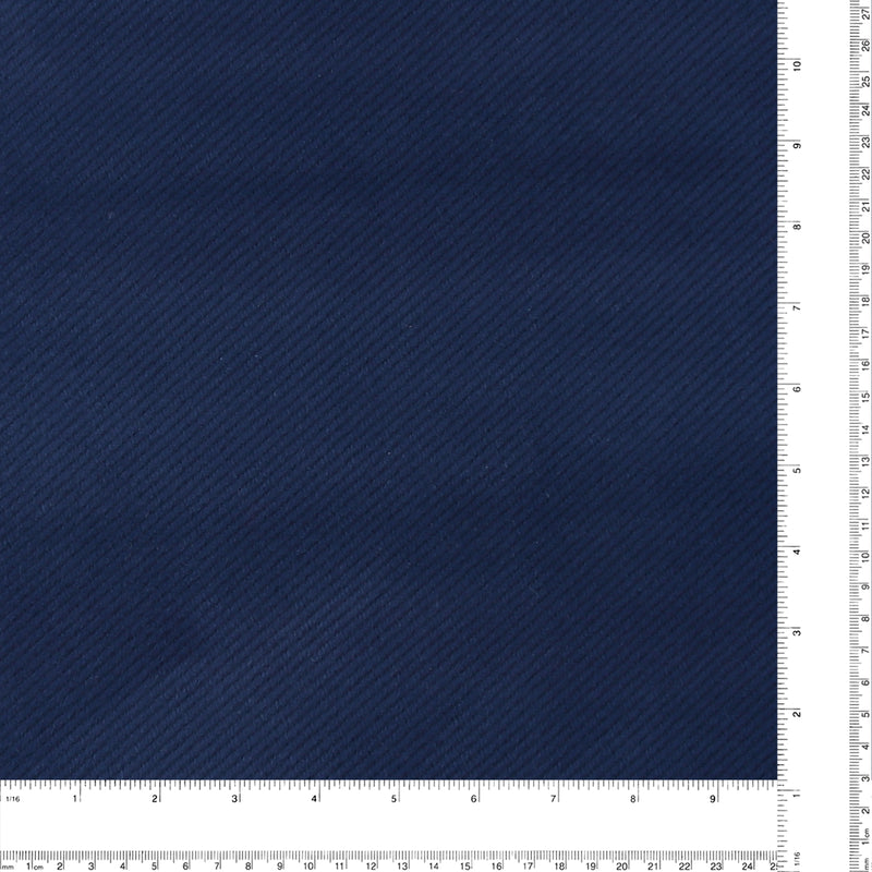 Tissu pour manteau uni - &lt;KASHMIR&gt; - 001 - Marine