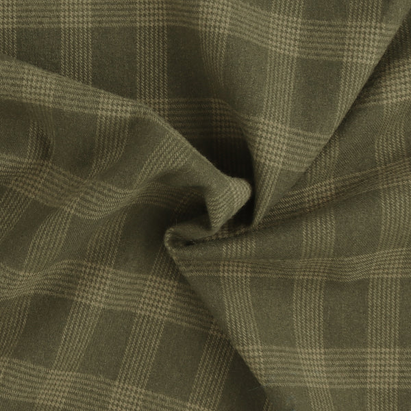 Check Suiting - DEVONSHIRE - 003 - Khaki