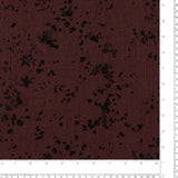 Georgette à relief - <FASHION FORM> - 005 - Bordeaux