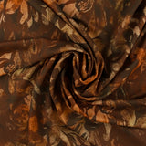 Crêpe Imprimé - HAZEL - 003 - Brun
