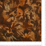 Crêpe Imprimé - HAZEL - 003 - Brun