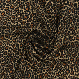 Crêpe Imprimé - INSTINCT ANIMAL - 001 - Beige