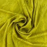 Crêpe Satin Imprimé - <FASHION FORM> - 003 - Lime