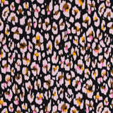 Polyester Print - CLARA - 001 - Black