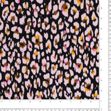 Polyester Print - CLARA - 001 - Black