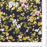 Polyester Print - CLARA - 005 - Navy