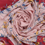 Polyester Print - CLARA - 007 - Light Pink