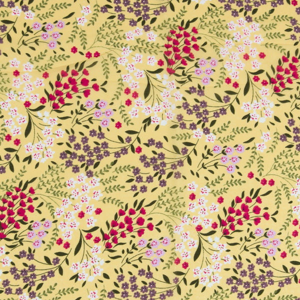 Polyester Print - CLARA - 010 - Yellow
