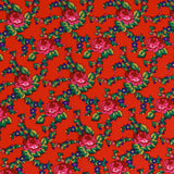 Polyester Print - CLARA - 012 - Red