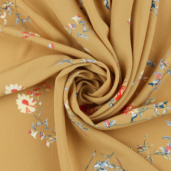 Polyester Print - CLARA - 013 - Camel