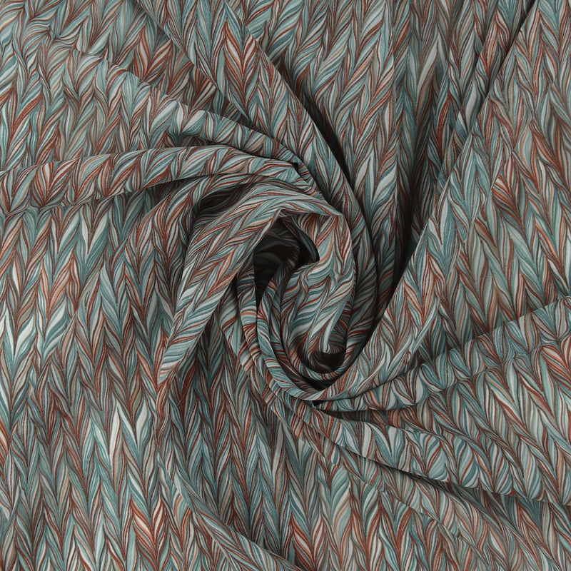 Polyester Print - CLARA - 016 - Turquoise