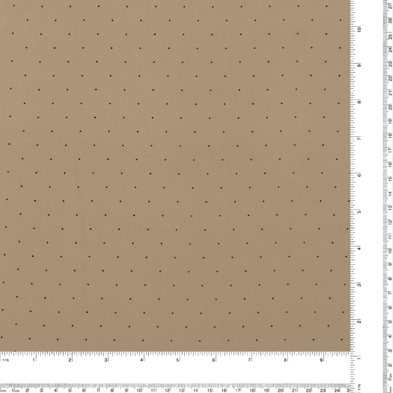 Polyester Print - CLARA - 018 - Taupe