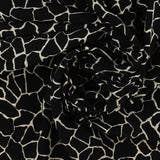 Polyester Print - CLARA - 021 - Black