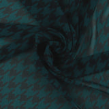 Polyester imprimé - CLARA - 022 - Sarcelle