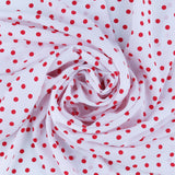Polyester Print - SARAH - 027 - White