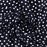 Polyester Print - SARAH - 033 - Dark Navy