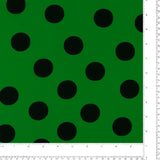Polyester imprimé - SARAH - 037 - Vert