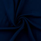 Polyester Solid - CLARA - 018 - Navy