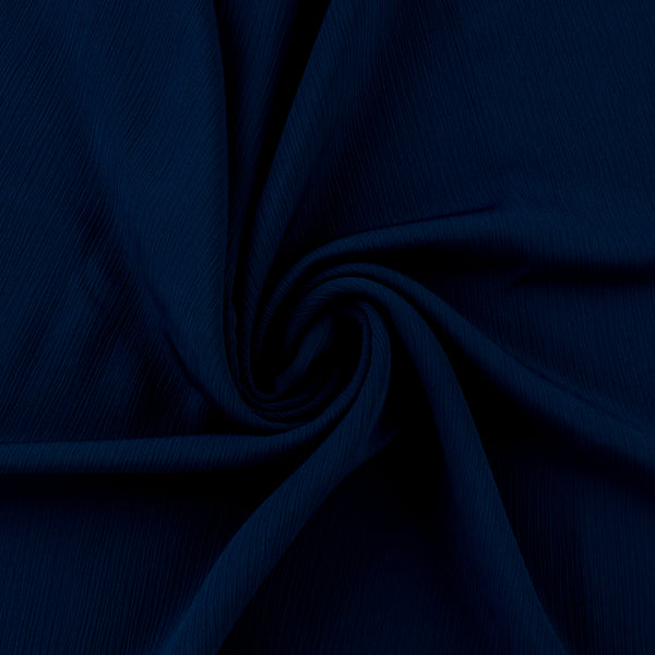 Polyester Solid - CLARA - 018 - Navy