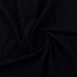 Polyester Solid - CLARA - 023 - Black