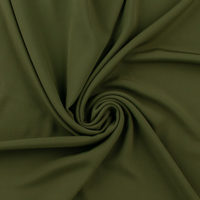 Polyester uni - CLARA - 042 - Olive