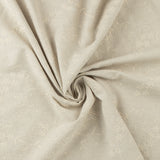 Embroidered Poly-Linen Blend - IN BLOOM - 002 - Natural