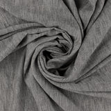 Solid Linen Look - TEXTURA - 003 - Black