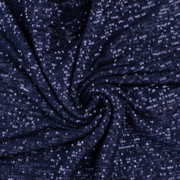 Sequin Mesh - SOIREE - 002 - Navy
