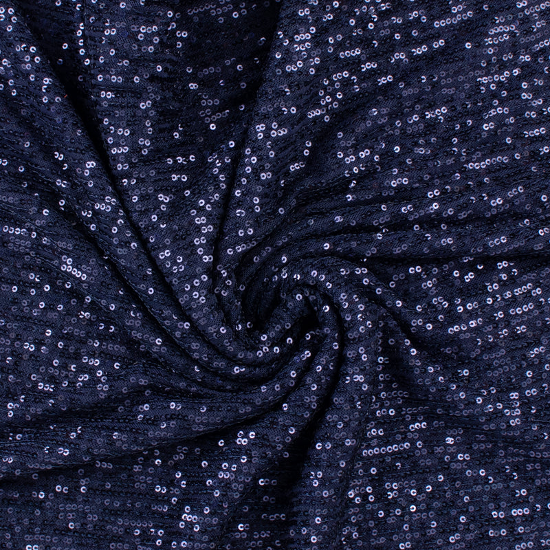 Sequin Mesh - SOIREE - 002 - Navy