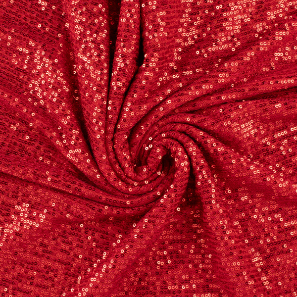 Sequin Mesh - SOIREE - 006 - Red