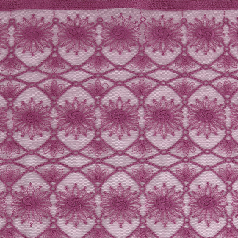 Embroidered Mesh - SOIREE - 001 - Magenta