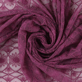 Embroidered Mesh - SOIREE - 001 - Magenta