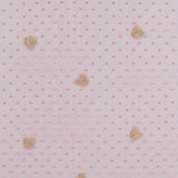 Embroidered Flocked Mesh - PRINCESS CHARLOTTE - 002 - Pink