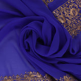 Metallic Chiffon - SONIA SARI - 001 - Indigo