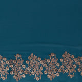 Chiffon métallisé - SONIA SARI - 005 - Sarcelle